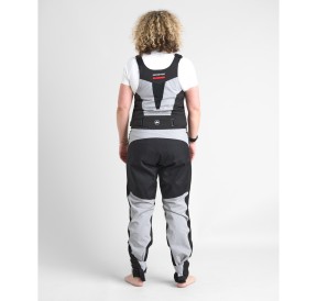 Rooster SB1 Salopette Cotière Sportive (Unisex) Gris Noir
