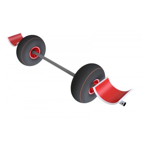 Cadkat Beach Trolley 238cm Knobbly Wheels Standard Cradles H2O Sensations