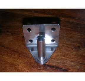 Transom Pintle Stainless Steel 10mm ø, 35mm high