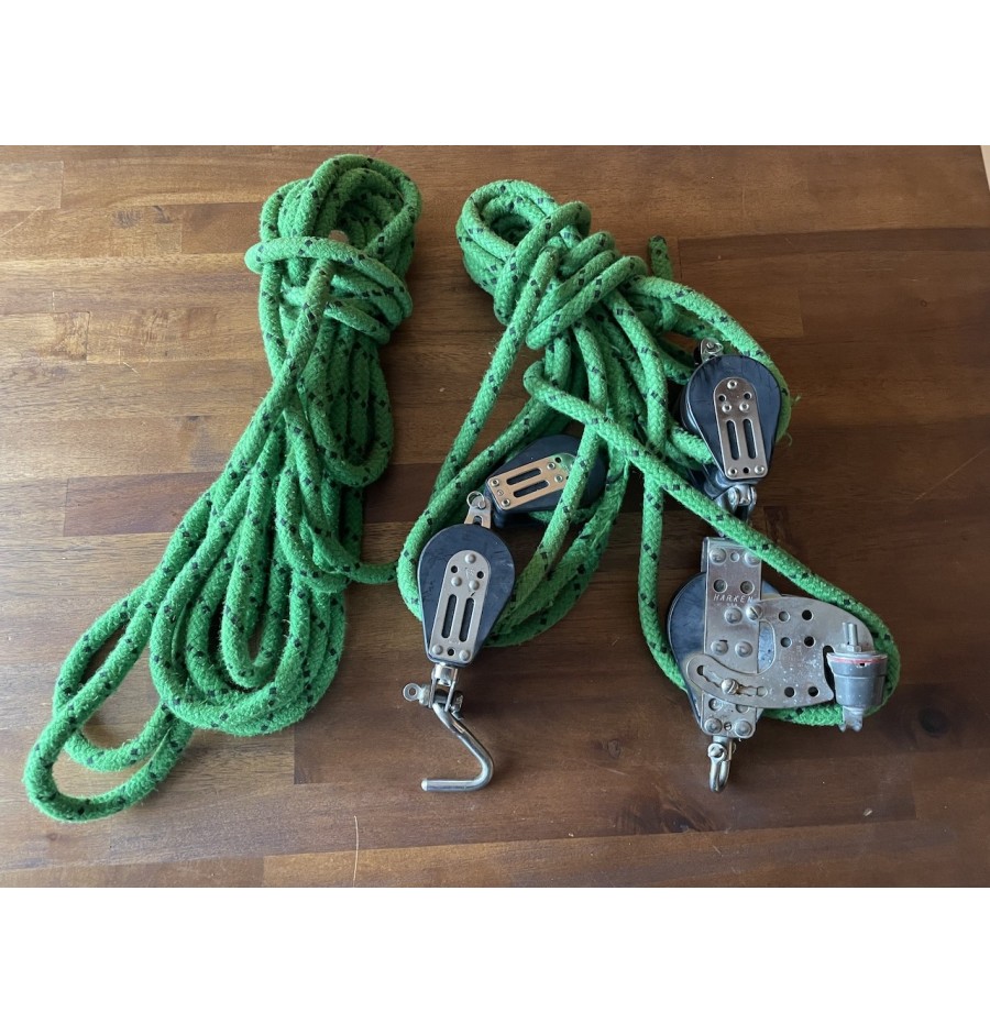 Harken Sail Speed Purchase System 8:1 Sheet 12mm 13m Second Hand