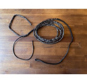 H2O Sensations Traveller Sheet Spliced Tapered Y Black White 350cm H2O00044_350BKWH