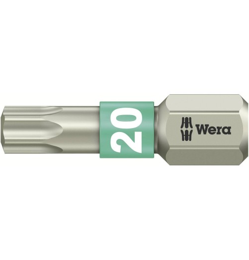 Wera Embout Inox Six Pans Torx TX20 25mm
