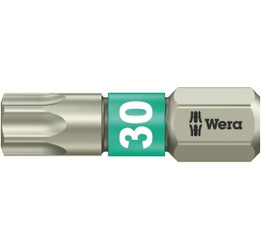 Wera Embout Inox Six Pans Torx TX30 25mm