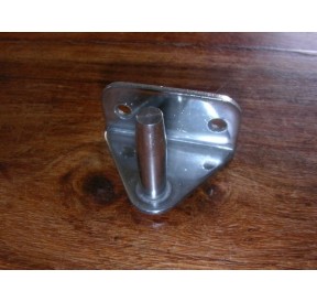Transom Pintle Stainless Steel 8mm ø, 30mm high
