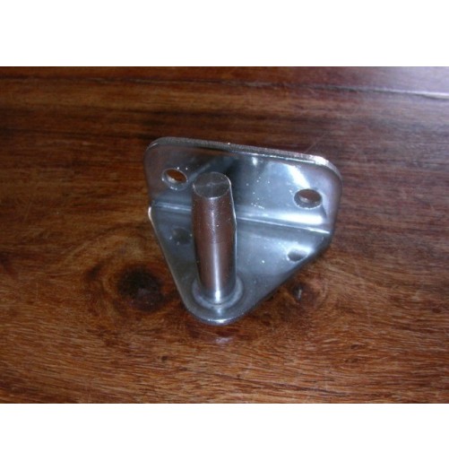 Transom Pintle Stainless Steel 8mm ø, 30mm high