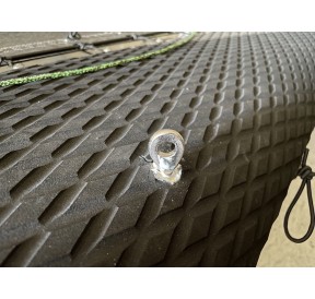 Cadène Hauban Oeil Inox A4 UNF 3/8 102mm Entierement Fileté Droite