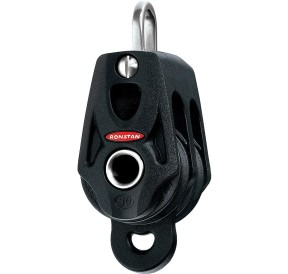Ronstan Poulie Series 30mm Double Ringot Manille Fixe RF35212 H2O Sensations
