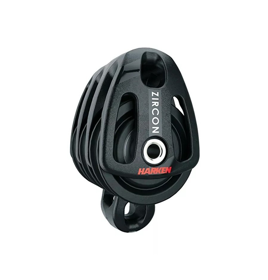 Harken Zircon Block 29mm Triple Becket Soft Attach