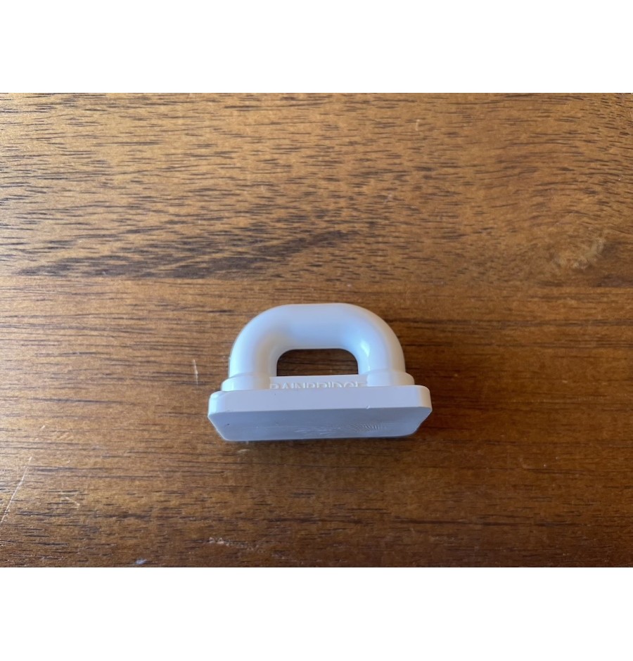 Bainbridge Coulisseau Plastique Plat 35*22*11mm A009 Blanc H2O Sensations
