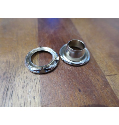 English Grommets Nickel Plate Finish N°1 11.1mm BAIND004 H2O Sensations
