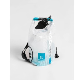 Rooster Roll Top Dry Bag 3l Blue & Clear ROO143533 H2O Sensations