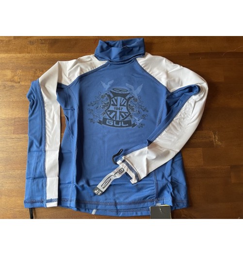 Gul Garçon Crest Protection UV Manches Longues Bleu Blanc RG0311 H2O Sensations