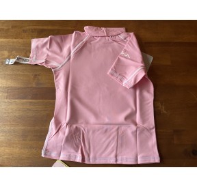 Gul Girls Seaspray Rashguard Short Sleeves Baby Pink