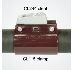 ClamCleat Kit Wishbone Windsurf & Tubes 36 to 37mm CL244S1 H2O Sensations