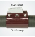 ClamCleat Kit Wishbone Windsurf & Tubes 36 to 37mm