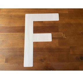 Lettre Autocollant Voile Insigna Blanc 230mm BAINSL230WHT H2O Sensations