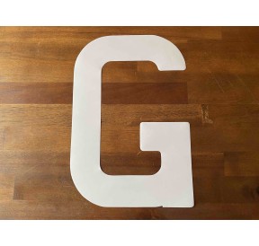 Lettre Autocollant Voile Insigna Blanc 230mm BAINSL230WHT H2O Sensations