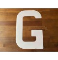 Lettre Autocollant Voile Insigna Blanc 230mm