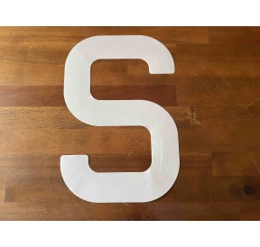 Lettre Autocollant Voile Insigna Blanc 230mm BAINSL230WHT H2O Sensations