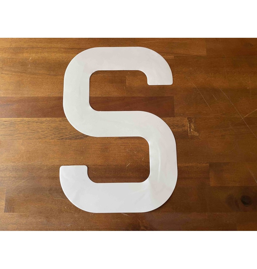 Lettre Autocollant Voile Insigna Blanc 230mm