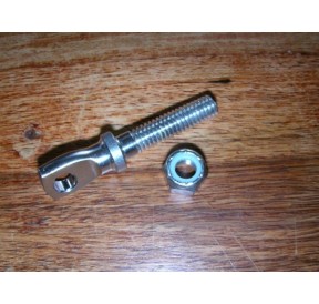 Axe Vis de Mulet et Ecrou Nylock