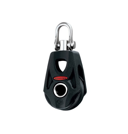 Ronstan Block Orbit 30mm Single Becket Swivel Shackle RF35100 H2O Sensations