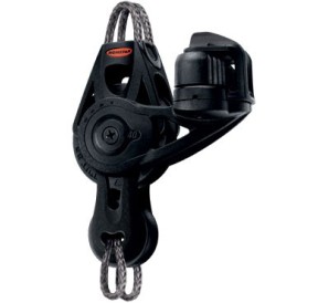 Ronstan Block Series 40mm Fiddle Double Becket Cleat Loop RF45531 H2O Sensations