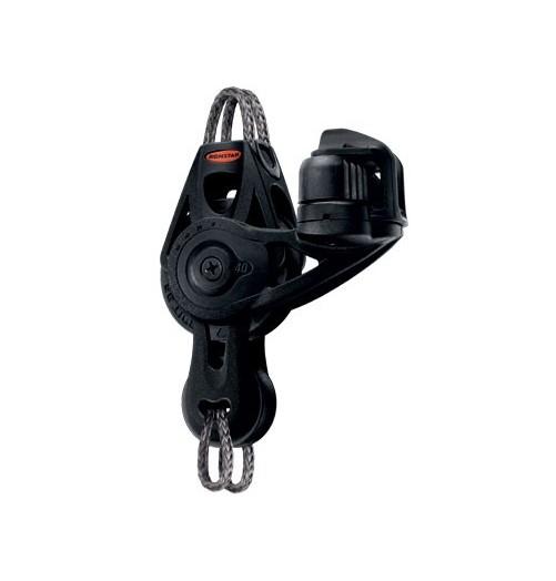 Ronstan Poulie Series 40mm Violon Double Serre Ecoute Ringot Loop RF45531 H2O Sensations