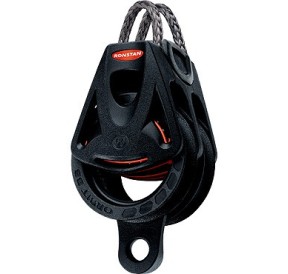 Ronstan Poulie Orbit 55mm Double Ringot Boucle Dyneema RF55211 H2O Sensations
