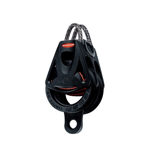 Ronstan Block Orbit 55mm Double Becket Dyneema RF55211 H2O Sensations