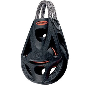 Poulie Ronstan Orbit 55mm Simple Ringot Dyneema RF55111 H2O Sensations