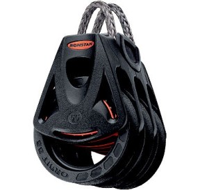 Ronstan Poulie Orbit 55mm Triple Boucle Dyneema RF55301 H2O Sensations