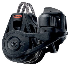 Ronstan Poulie Orbit 55mm Triple Winch Serre Ecoute