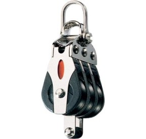 Ronstan Poulie 20mm Triple Ringot Manille RF20312 H2O Sensations