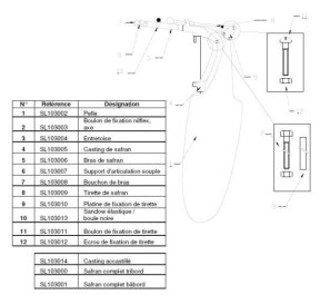 Toper Topaz 16 Rudder Blade Epoxy