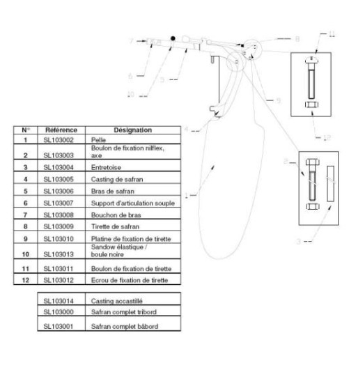 Topper Topaz 16 Lame de Safran
