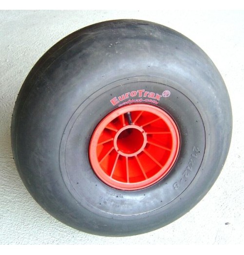 CadKat Roue Chariot MAE Ballon EuroTrax 21x12-8 Lisse Rouge CADKAT620 H2O Sensations