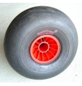 CadKat Trolley EuroTrax Ballon Wheel- 21x12-8 Smooth Red