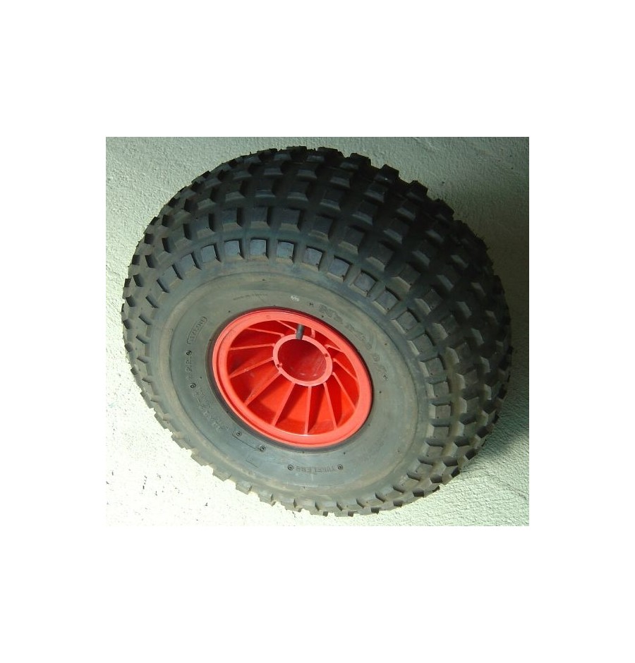 CadKat Roue Chariot MAE Ballon EuroTrax 21x12-8 Crampon Rouge
