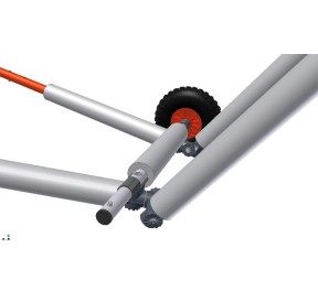 CadKat Dinghy Big Foot Trolley