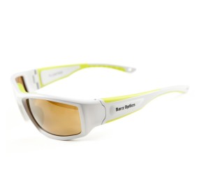 Barz Optics Floater Gris Clair Vert Pomme PO Polarisée Amber