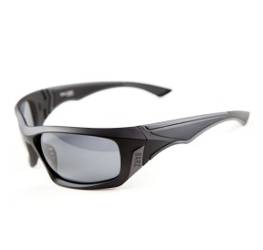 Barz Optics San Juan Black Polycarb. Photo. Polarised (Melanin infused) Grey H2O Sensations