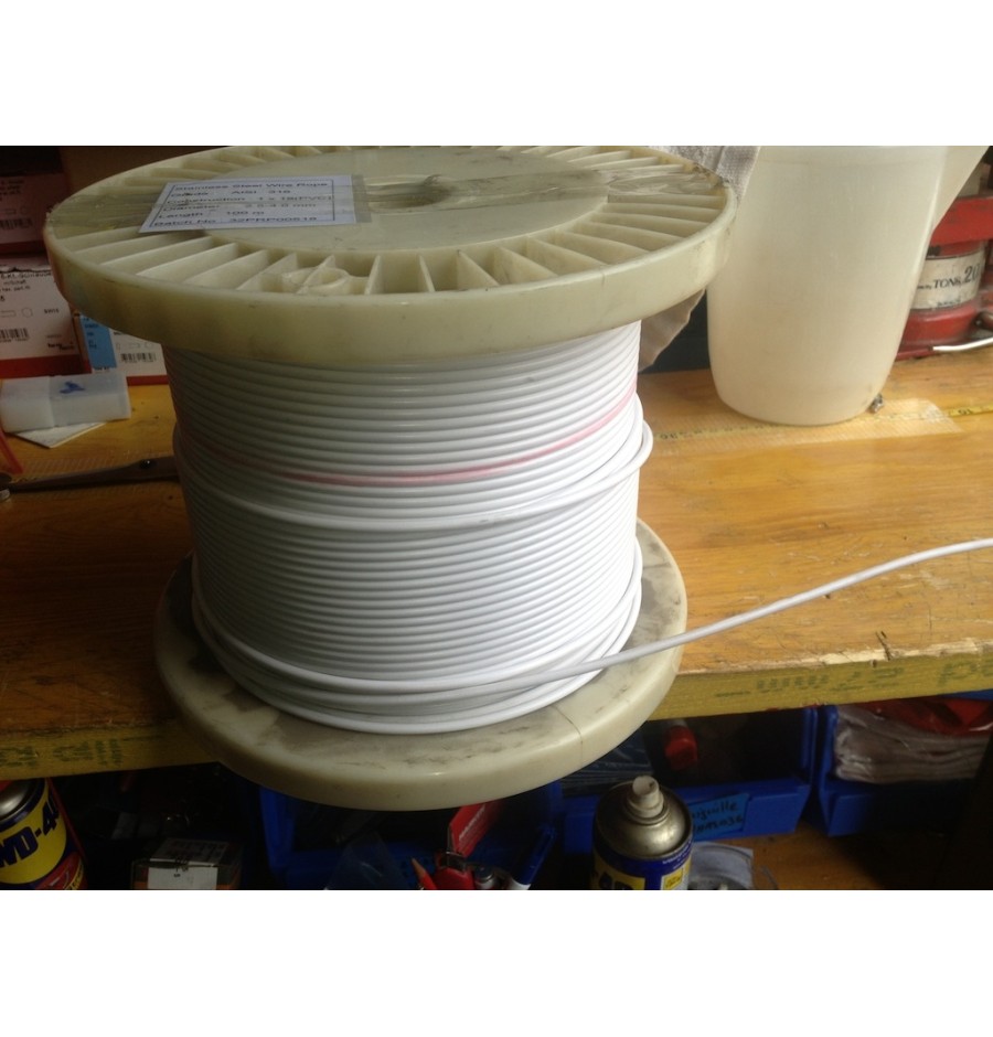 Câble Inox Gainé PVC 2.5mm