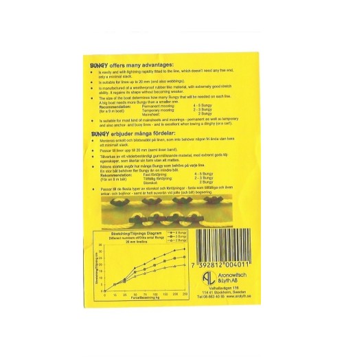 Windex Bungy Shock Absorber Safe Gentle Mooring