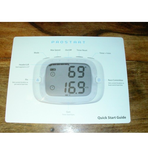 Velocitek ProStart Guide Démarrage Rapide