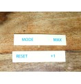 Velocitek ProStart "Mode, Reset, Max 1+" Stickers/Autocollants