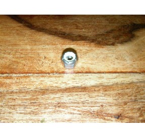Ecrou Nylock Inox 4 UNC 1/4"-28 Nacra Base Pied Mat 30347 H2O Sensations