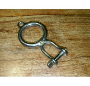 Nacra Main Sail Hook with Shackles, no split ring