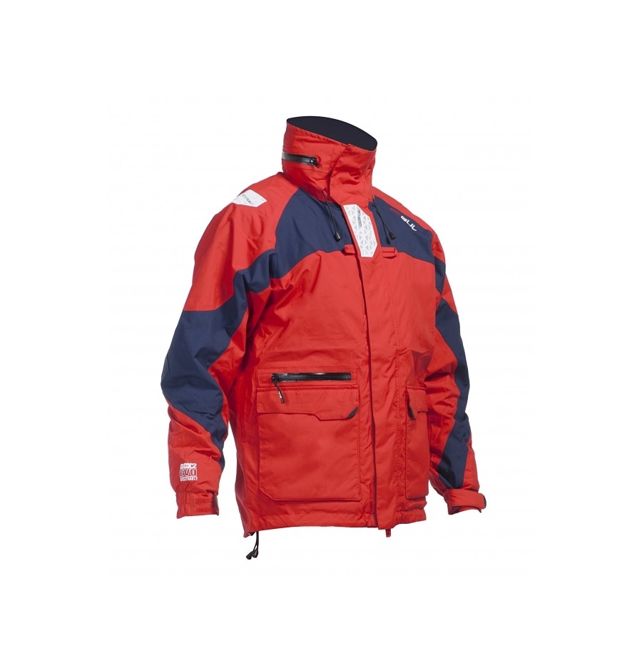 Gul Vigo Coastal Jacket Mens Rouge Navy
