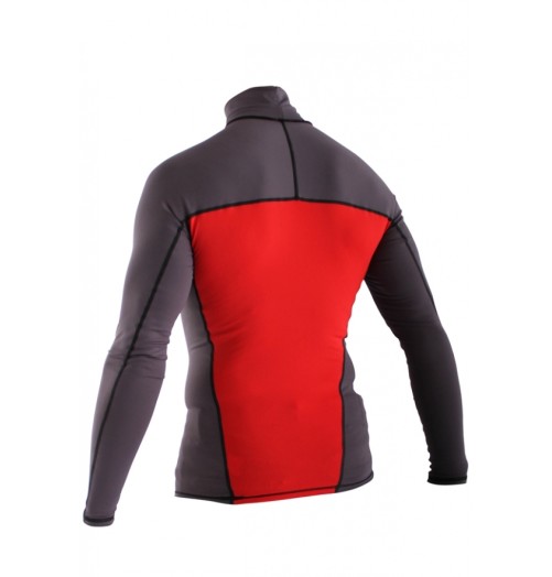 Gul Mens Xola UV Protection Long Sleeves Red Grey